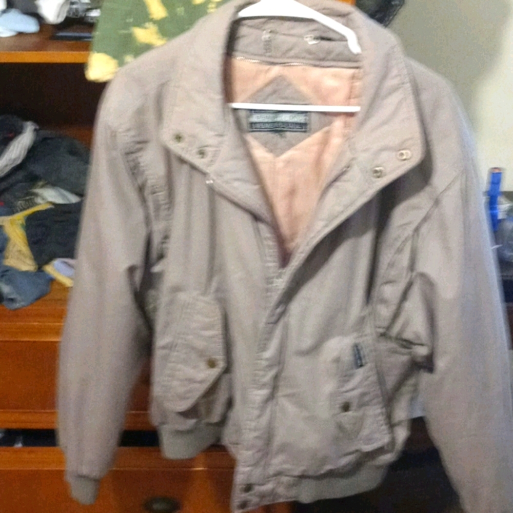 Rare 80's Vintage "MEMBERS ONLY" Gray Windbreaker